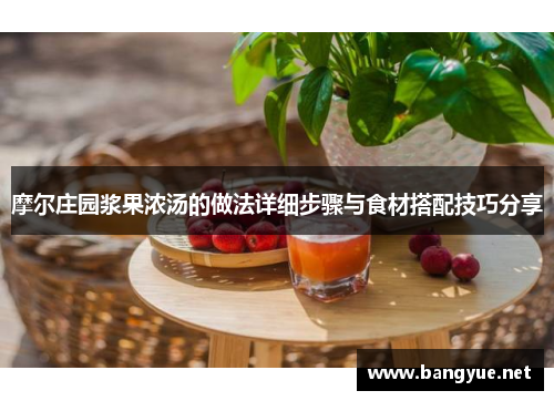 摩尔庄园浆果浓汤的做法详细步骤与食材搭配技巧分享